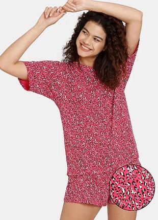 Стильна якісна піжама з леопардовим принтом р.m/l m&s collection