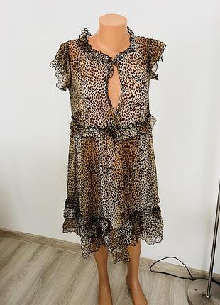 Прозоре шовкове плаття clara couture ,італія