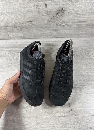 Adidas gazelle жіночі кросівки 38 розмір чорні замша