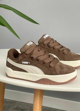 Кросівки puma park lifestyle brown