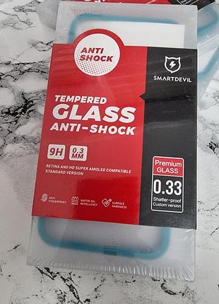 Захисне загартоване скло smartdevil anti-shock  для екрана iphone 14 pro max