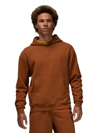 Худі чоловіче air jordan wordmark fleece hoodie brown fj1966-281