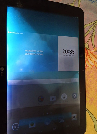 Планшет lg у робочому стані 10 дюймів у робочому стані тільки планшет