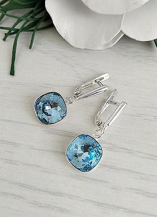 Сережки swarovski