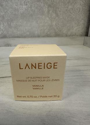 Нічна маска для губ laneige lip sleeping mask ex vanilla 20 г
