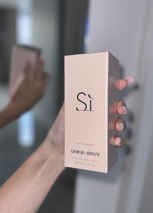 Парфуми шлейфові духи armani si  парфюм франція 100 мл армані