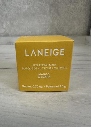 Нічна маска для губ laneige lip sleeping mask ex mango 20 г