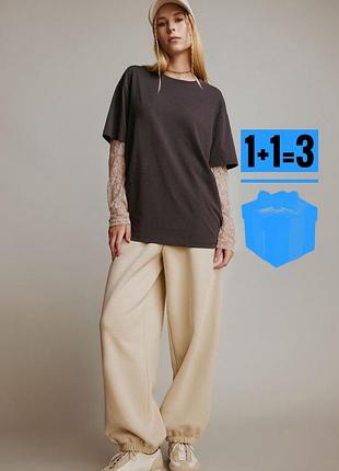 Вільна футболка coool oversize з круглим вирізом і довгим рукавом з мереживними деталями