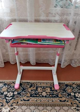 Шкільна парта трансформер для дівчинки fun desk