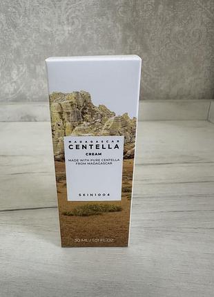 Зволожуючий крем для обличчя з центелою skin1004 madagascar centella cream, 30 мл