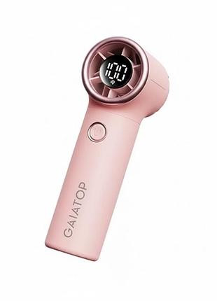 Портативний ручний вентилятор gaiatop hf-20 pink