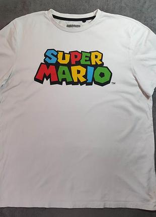 Футболка мужская мерч super mario nintendo размер l, идеальное состояние