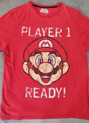 Футболка мужская мерч super mario nintendo difuzed идеальное состояние