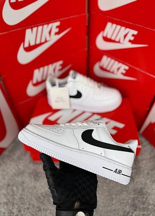 Жіночі кросівки nike air force 1 low white black 36-37-38-39-40-41