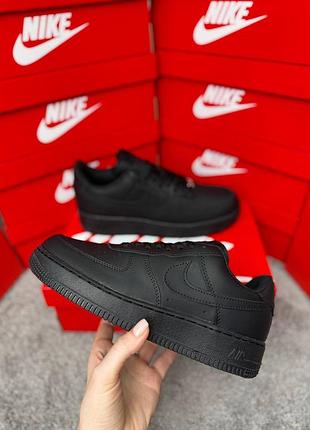 Женские кроссовки nike air force 1 low black 36-38