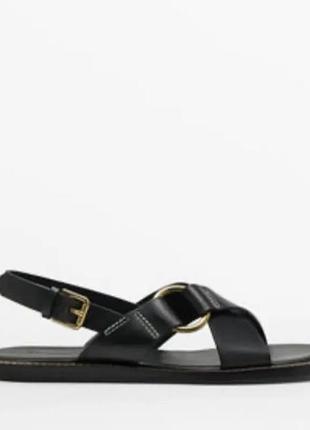 Босоніжки натуральна шкіра.massimo dutti