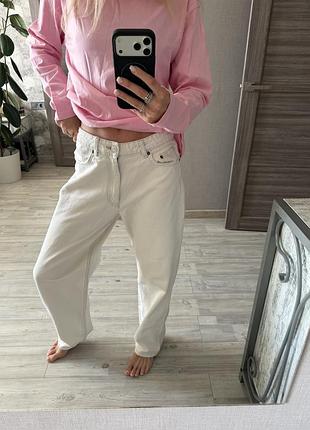 Джинси білі zara