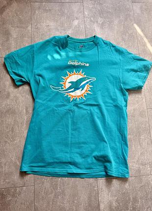Футболка majestic miami dolphins (m)