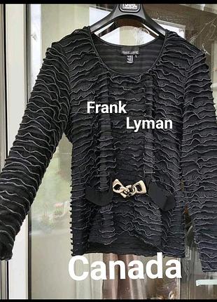 Дизайнерська вінтажна блуза frank lyman design (ексклюзив, made in canada) y2k