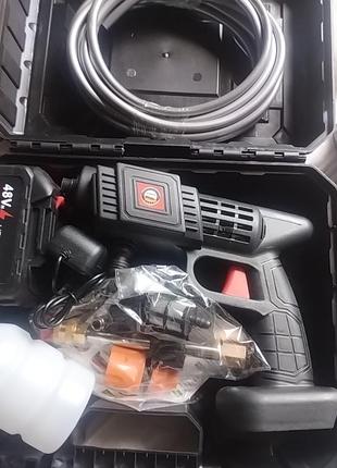 Daikens 48v high pressure cleaning gun, портативний бездротовий миючий пістолет для автомобілів та саду.