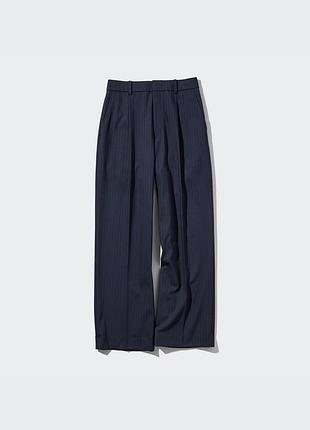Широкі сині брюки uniqlo