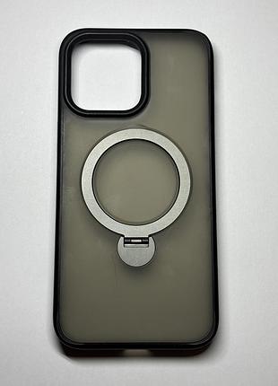Чохол magsafe з кільцем-підставкою для iphone 15 pro max