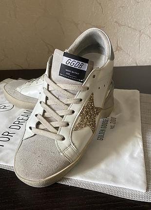 Golden goose super srar original кеди кросівки голден гус оригінал