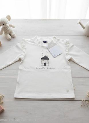 Новий гольфик лонгслів chicco дівчинці 12-18 м 80-86 см