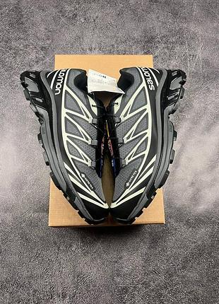 🛍 salomon xt-6 gore-tex  black grey