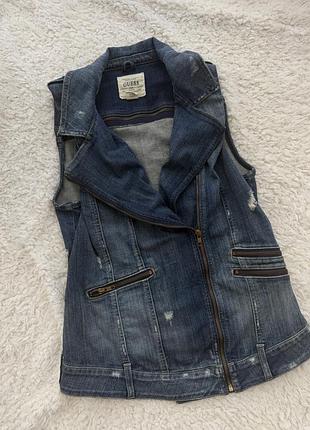 Джинсова жилетка guess