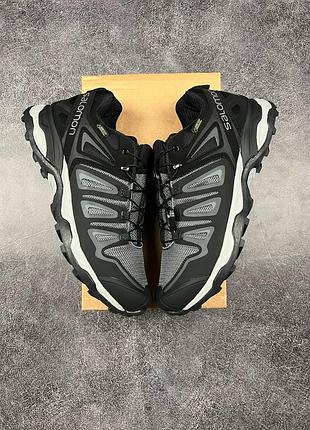 🛍 salomon x ultra 3 prime gore-tex grey black зима