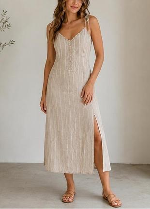 Платье, сарафан abercrombie & fitch midi, размер xs, s