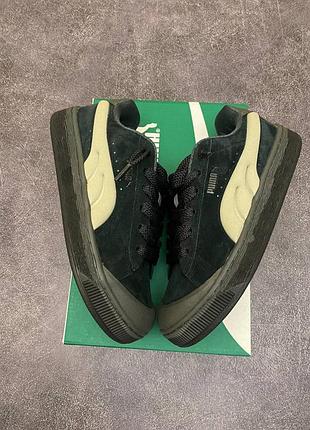 🛍puma suede xl crush black shadow grey