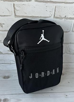Небольшая текстильная мужская сумка , сумка для подростка jordan 3