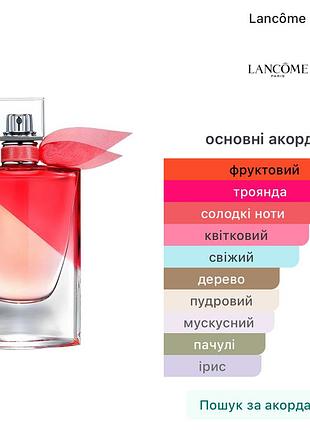 La vie est belle en rose lancôme 50 ml мл парфуми