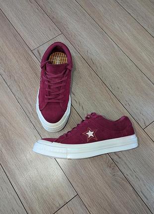 Женские замшевые кеды converse