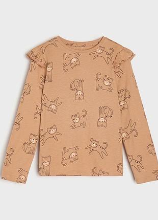 Дитячий реглан лонгслів sinsay на дівчинку 35862