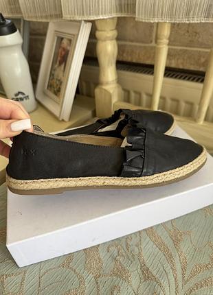 Кожаные мягкие эспадрильи от max