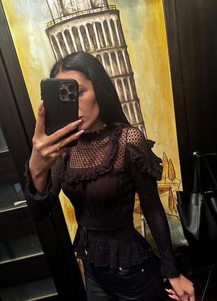Мереживна кофтинка twin set ! xs розмір