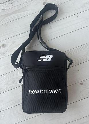 Небольшая текстильная мужская сумка , сумка для подростка new balance