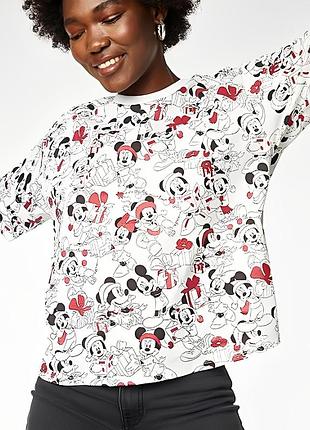 Бавовняна футболка батал disney  міккі і мінні маус george💎🦋💎