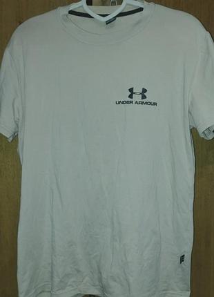 Футболка, чоловіча р. l ( наш 48-50), відтінок пудра (світло нюдовий), under armour