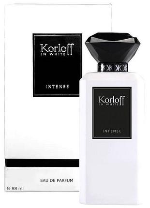 Korloff paris in white intense, 88мл, парфумована вода edp