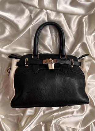 Jasper conran шкіряна сумка в стилі birkin | натуральна шкіра