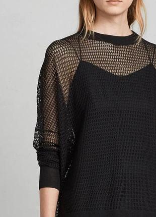 Allsaints тоненький светр оверсайз район поліестер