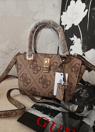 Жіноча сумка кроссбоді guess queensland  оригінал 2
