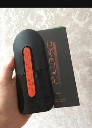 Туалетна вода avon full speed 75мл для чоловіків