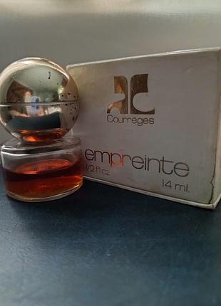Coureges empreinte духи франция винтаж