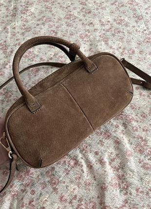 Сумка zara замша