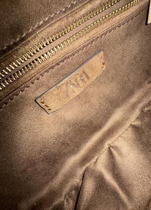 Сумка zara замша 4
